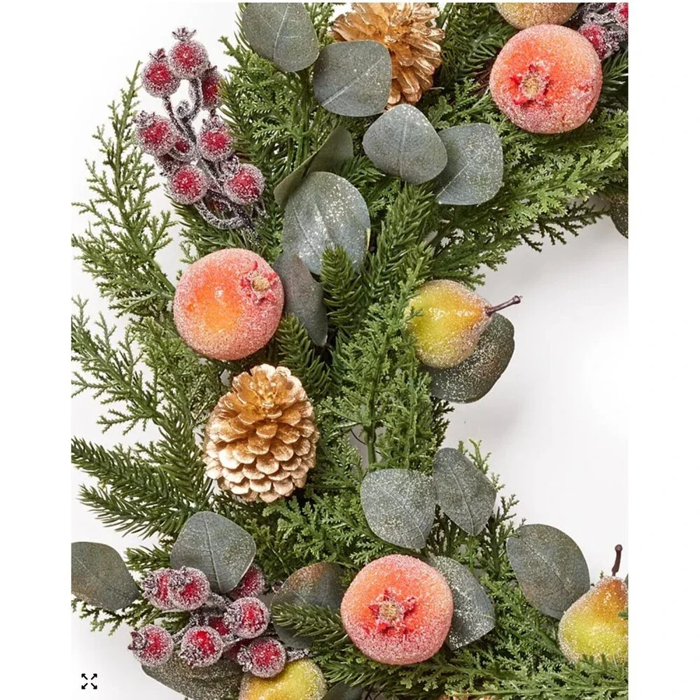 Christmas Classic Holiday Lane Sugar Fruit & Pinecone 24